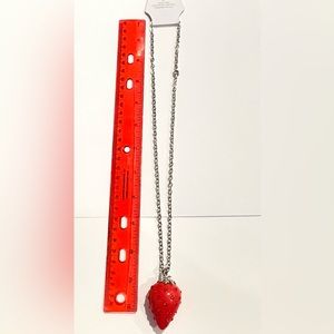 NWT! STRAWBERRY NECKLACE!! PERFECT FOR VALENTINES DAY